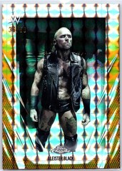 2026 Topps Chrome WWE #28 Aleister Black Gold Geometric Refractor #/50