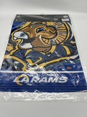 Los Angeles Rams Suede Garden Flag Two Sided 12.5 X 18 Justin Patten NFL