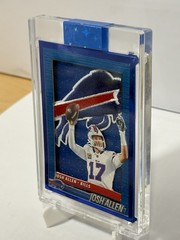 Josh Allen Custom novelty art Handmade Buffalo Bills Patch CARD