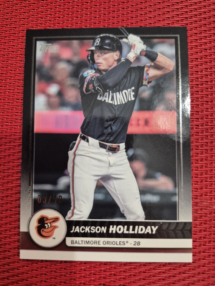 2026 TOPPS FLAGSHIP JACKSON HOLLIDAY #9 BLACK 3/10