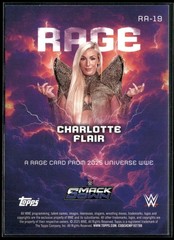 2025 Topps Universe WWE #RA-19 Charlotte Flair Rage