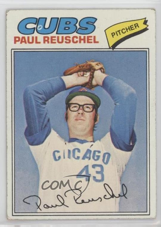 1977 Topps Paul Reuschel #333 Rookie RC 17qs
