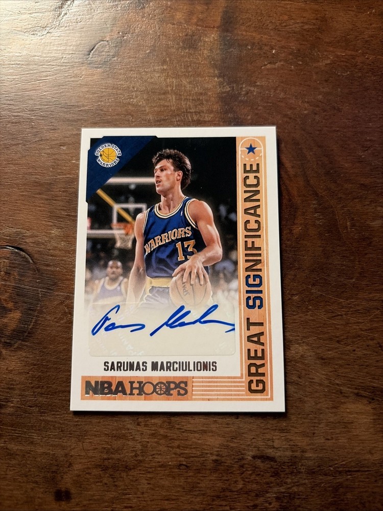 2017-18 Panini NBA Hoops – Great Significance Sarunas Marciulionis #GS-SMS (AU)