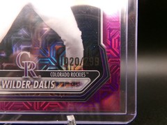 2026 Bowman Baseball Rockies Wilder Dalis Purple Mojo 020/299 #BCP-150