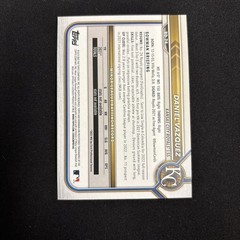 2022 Bowman Draft Yellow Foil #BD-74 Daniel Vazquez /75