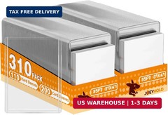 620 Card Sleeves Top Loaders for Cards,Premium Plastic Baseball Card Sleeves,3&Prime;x