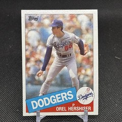 1985 Topps #493 Orel Hershiser Los Angeles Dodgers ROOKIE Baseball Card