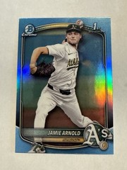 2025 Bowman Draft Chrome Jamie Arnold BDC-30 Sky Blue Refractor 1st Prospect RC