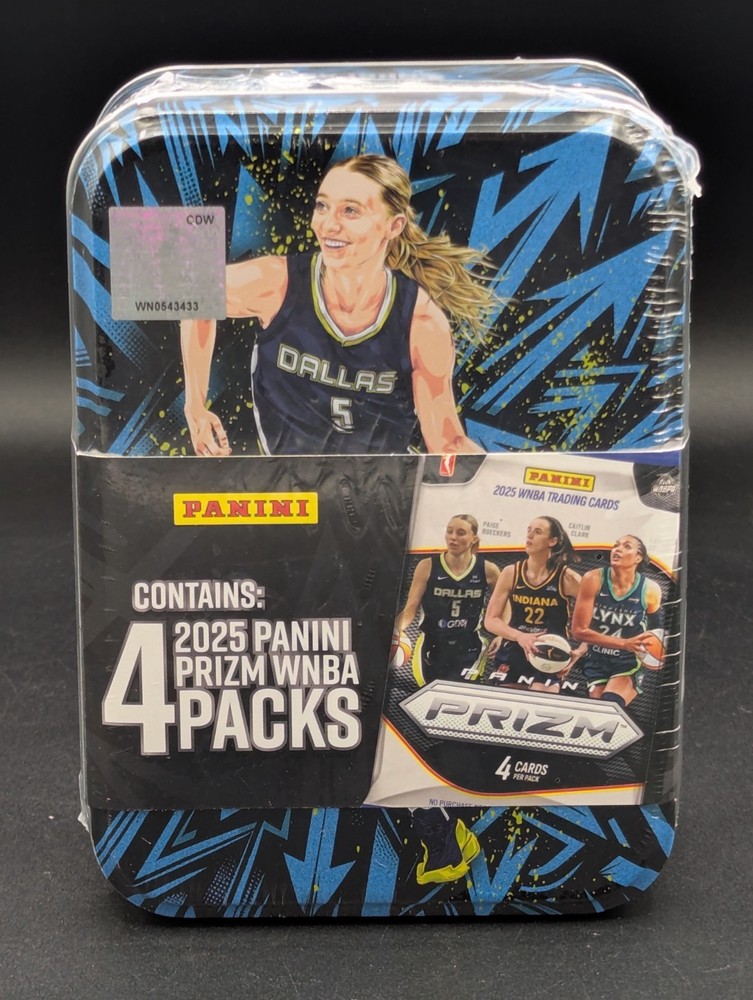 2025 Panini Prizm WNBA Paige Bueckers Tin Sealed 4 Packs Rookie Chase