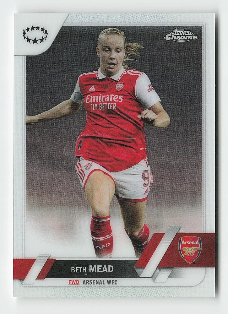 2022-23 Topps Chrome UEFA Women&rsquo;s Champions League #81 Beth Mead Refractor