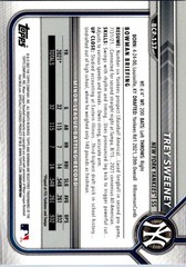 2022 Bowman #BP-137 Trey Sweeney Prospects Blue #/150