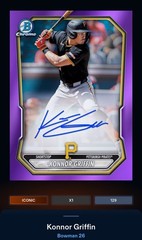 Topps BUNT DIGITAL Huge 12 Card Konnor Griffin Lot Iconic Bowman Topps Now VIP