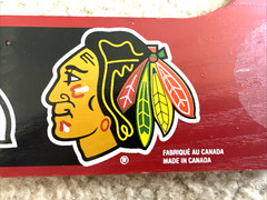 NHL Original 6 Chicago Blackhawks Mini Red Wood Goalie Hockey Stick
