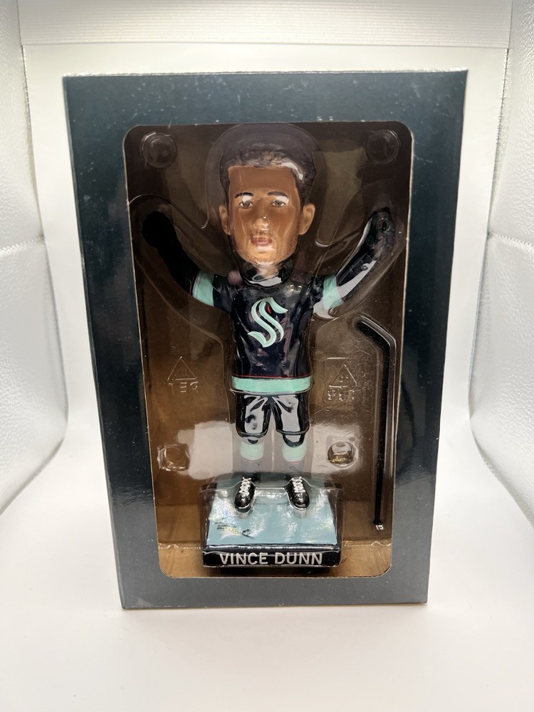 Seattle Kraken Vince Dunn Defenseman Bobblehead NHL Hockey Collectibles