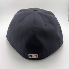 New Era Boston Red Sox On-Field Authentic Fitted Hat Navy Blue Black UV Size 8