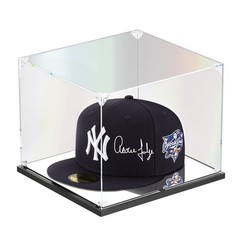 KOLIPI Hat Display Case for Baseball Caps, Acrylic 8.7×7.9×7.1 inches, Clear