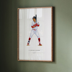 Francisco Lindor Cleveland Guardians Baseball 8×10 Print Poster Art Illustrated