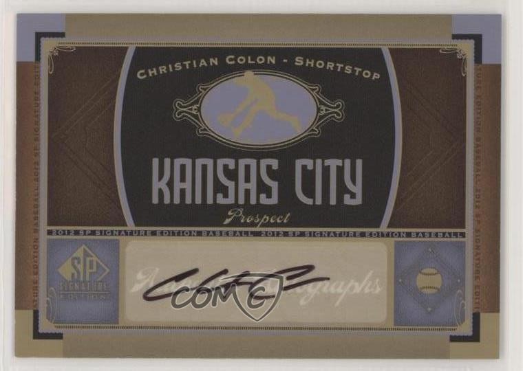 2012 SP Signature Edition Christian Colon #KC13 Auto nf0