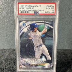 2020 Bowman Draft Glimpses of Greatness Bobby Witt Jr. GOG-BW PSA 10