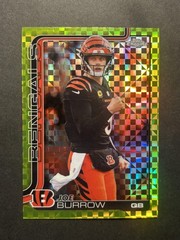 2025 Topps Chrome #61 Joe Burrow Lime Green X-Fractor