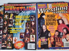 WCW WWF Varied Magazines Goldberg, Sting, Hogan, finishers, yearbooks 97 98 99