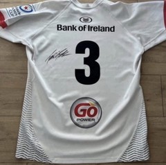 Authentic Hand Signed and Match Worn Ulster Shirt #3 – Tom O’Toole – URC