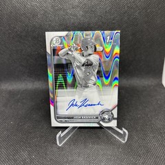 2022 Bowman Draft Josh Kasevich 1st Black White Raywave Auto SP Blue Jays RC