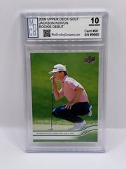 2026 Upper Deck Debut Dates Jackson Koivun #90 Rookie Graded MGCo Gem Mint 10
