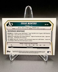 2026 Bowman EDGAR MONTERO #BP-139 GOLD 17/50 Bowmans 1st