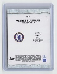 2025-26 Topps Chrome UEFA Women&rsquo;s #FD-8 Veerle Buurman Finals Destination