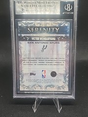 2025-26 Topps Chrome Victor Wembanyama #SY-1 Gold Refactor Serenity/50 BGS 8.5