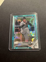 2021 Bowman Draft Chrome Brooks Gosswein Aqua Ray Wave /199 White Sox #BDC-21