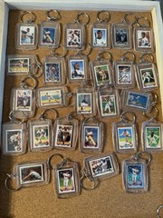 Topps 1993 Micro Card Keychain Griffey Jr, Ryan, Jeter, Jackson, Ripken Jr etc..