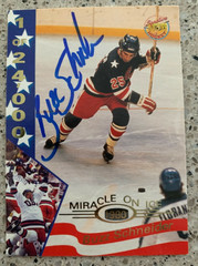 *SIGNED* BUZZ SCHNEIDER 1995 #30 SIGNATURE ROOKIES *GOLD MEDAL SET*~80 GOLD USA!
