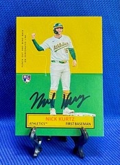 NICK KURTZ Topps 2025 Archives 1964 Stand-Ups RC #64SU-25 Rookie ATHLETICS