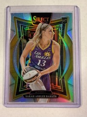 2025 Panini Select WNBA Sarah Ashlee Barker #66 Concourse Silver Prizm RC Sparks