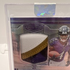 2023 Panini Plates and Patches Zay Flowers 3 Color RPA 137/149 Ravens WR1 🔥