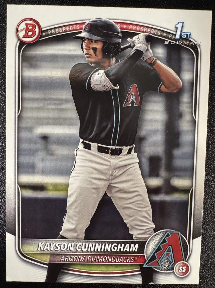 2025 Bowman Draft Kayson Cunningham 1st Paper (RC) #BD-84 Diamondbacks