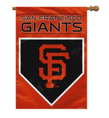 MLB San Francisco Giants 2 Sided House Banner, 28&Prime; x 40&Prime;/Size, Team Color