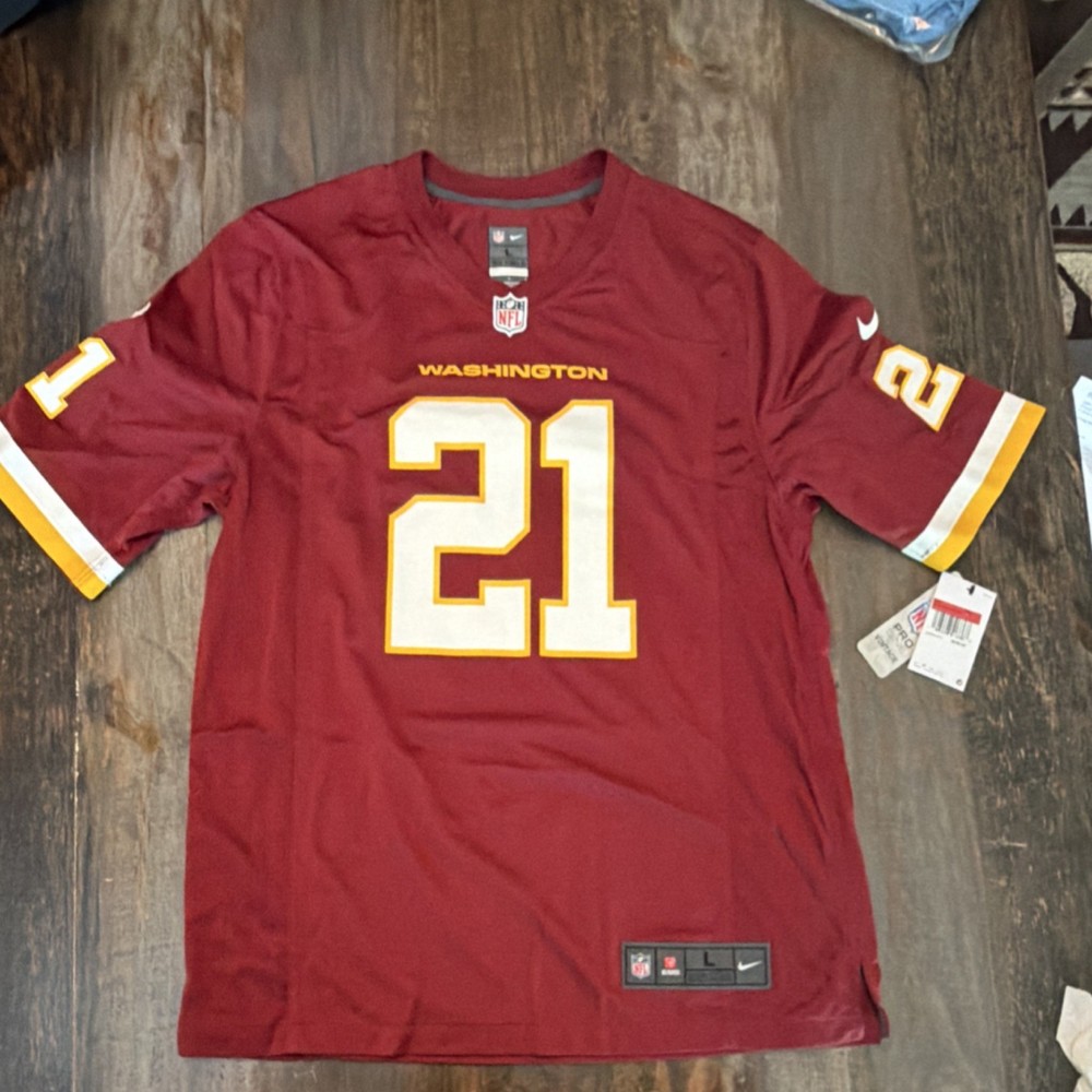 Nike Washington Commanders Sean Taylor #21 Men&rsquo;s L Burgundy/White/Gold NFL Jerse