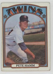1972 Topps Pete Hamm #501 a5h