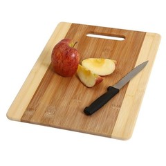 YBM HOME Bamboo Cutting Board with Handle for 12.6&Prime;L x 8.6&Prime;W, Natural Wood