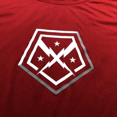 DC Defenders Shirt Mens 3XL Red Long Sleeve Graphic Performance Top UFL Football