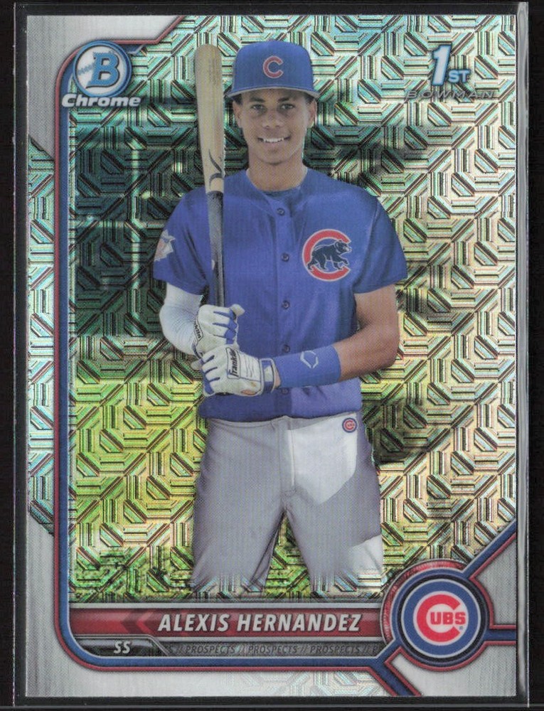 2022 Bowman Chrome #BCP-172 Alexis Hernandez Prospects Mojo Refractor