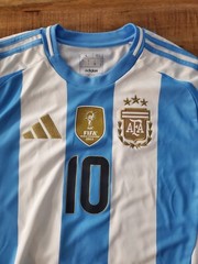 Adidas Men&rsquo;s Argentina 2024 Messi 10 Home Jersey AFA Copa America Men Sz L FIFA