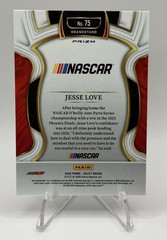 2026 Select Grandstand Orange Cracked Ice Prizm Parallel Jesse Love #75