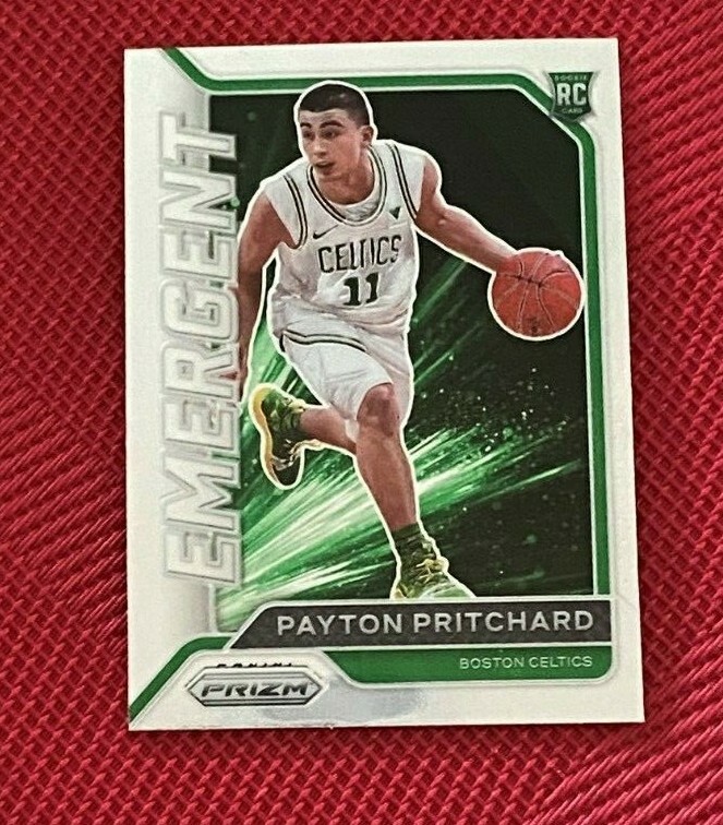 2020-21 Panini Prizm Payton Pritchard RC Rookie Emergent Silver #18 Celtics