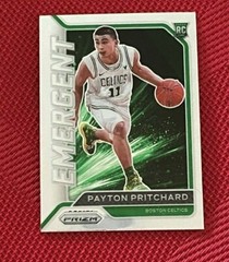 2020-21 Panini Prizm Payton Pritchard RC Rookie Emergent Silver #18 Celtics