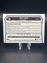 2026 Bowman Chrome Prospects 1st Matt Klein Green /99 #BP-146 Rockies