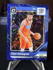 2024-25 Panini Donruss Optic – Chet Holmgren #23 Blue Velocity Prizm